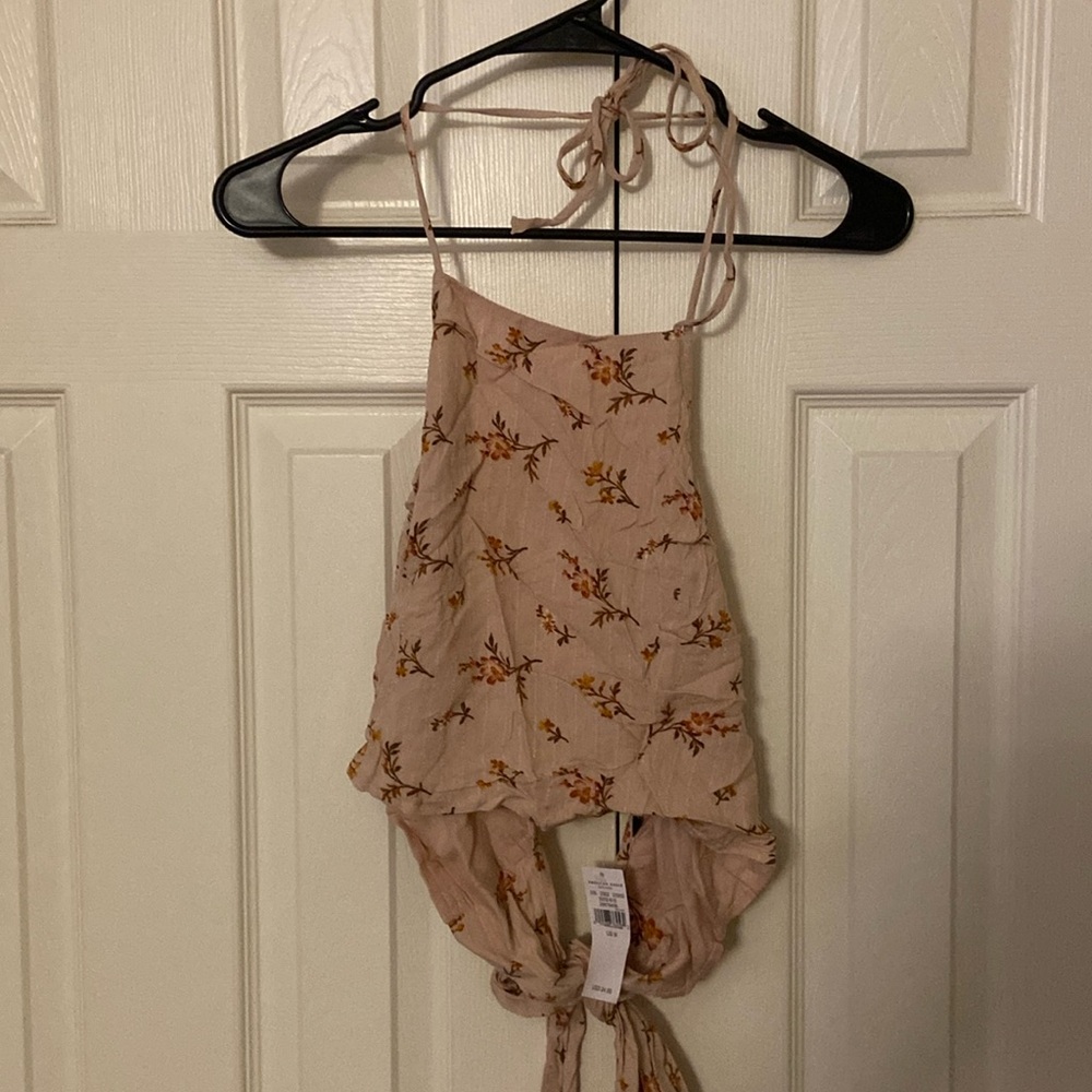 American eagle halter open back tank top. Size m